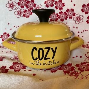Chefs Atelier Enameled Steel Cookpot 1.05 QT